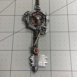 Steampunk Key Alchemy England Pendant 20” Chain